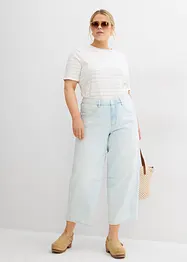 Balloon jeans mid waist, super soft, cropped, bonprix