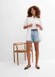 Jeans short high waist, low stretch, bonprix