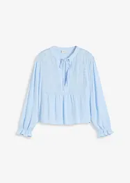 Blouse met broderie anglaise, bonprix