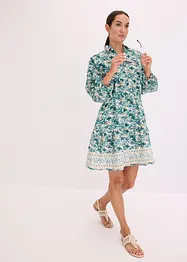 Jurk in linnen look, bonprix