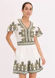 Jumpsuit met linnen, bonprix