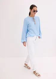 Blouse met gemetalliseerde strepen, bonprix