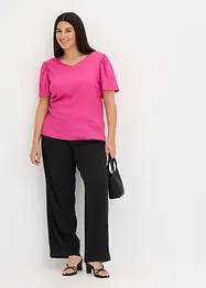 Shirt van gestructureerde crêpe, bonprix
