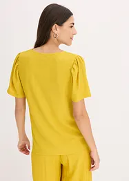 Shirt van gestructureerde crêpe, bonprix
