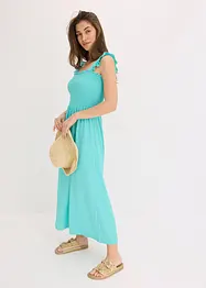 Jersey jurk, gesmokt, bonprix