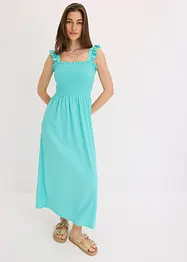 Jersey jurk, gesmokt, bonprix
