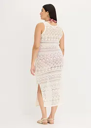 Maxi jurk in gehaakte look, bonprix