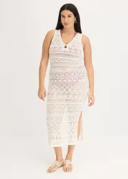 Maxi jurk in gehaakte look, bonprix