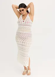 Maxi jurk in gehaakte look, bonprix