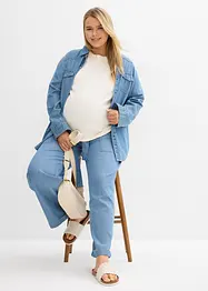 2-in-1 lichte zwangerschapsjeans met buikband halverwege de taille, bonprix