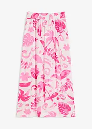 Maxi rok gedessineerd van gestructureerde viscose, bonprix