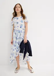 Chiffon jurk van gestructureerde crinkle, bonprix