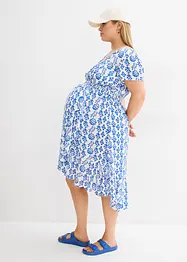 2-in-1 zwangerschaps- en borstvoedingsjurk van vloeiende viscose, bonprix
