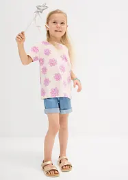 T-shirt van een elastische biologische katoenmix, bonprix