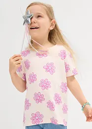 T-shirt van een elastische biologische katoenmix, bonprix
