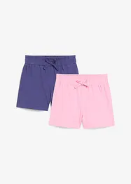 Jersey shorts van puur biologisch katoen (set van 2), bonprix