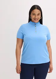 Katoenen shirt met ruches, bonprix