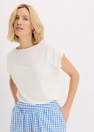 Viscose shirt met kant, bonprix