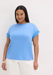 Shirt met crochet-kant, bonprix