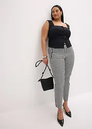 Broek met kleine ruit, bonprix