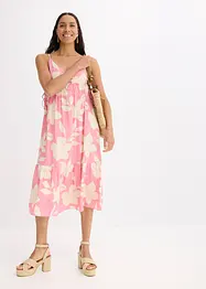 Jurk met spaghettibandjes van soepele viscose, bonprix