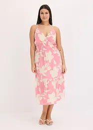 Jurk met spaghettibandjes van soepele viscose, bonprix