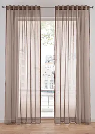 Transparant, effen gordijn (1 stuk), bonprix