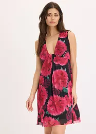 Jersey jurk met mesh, bonprix