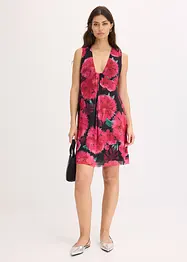 Jersey jurk met mesh, bonprix