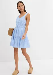 Mini jurk in een luchtige linnenmix, bonprix