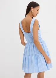 Mini jurk in een luchtige linnenmix, bonprix