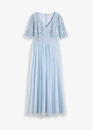 Maxi jurk met paillettenborduursel, bonprix