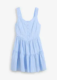 Mini jurk in een luchtige linnenmix, bonprix