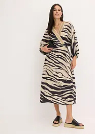Midi jurk van soepele viscose, bonprix