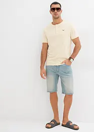 Stretch jeans bermuda met verstevigd kruis, regular fit, bonprix