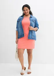 Jersey jurk met biologisch katoen en stretch, bonprix