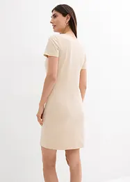 Jersey jurk met biologisch katoen en stretch, bonprix