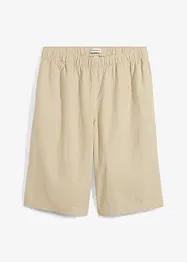 Bermuda met linnen en high waist comfortband, bonprix