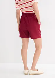 Paperbag short met linnen, bonprix