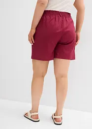 Paperbag short met linnen, bonprix