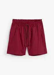Paperbag short met linnen, bonprix