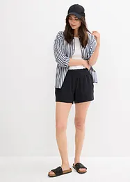 Mousseline short van katoen, bonprix