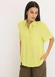 Blouse met borstzak en korte mouwen, bonprix