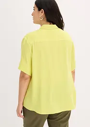 Blouse met borstzak en korte mouwen, bonprix