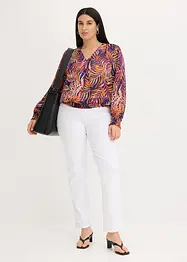Gedessineerde blouse van chiffon, bonprix