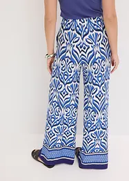 Gedessineerde jersey broek van een zachte viscosemix, bonprix