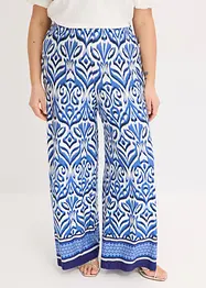 Gedessineerde jersey broek van een zachte viscosemix, bonprix