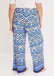 Gedessineerde jersey broek van een zachte viscosemix, bonprix