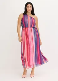 One shoulder jurk van softe mesh, bonprix