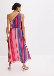 One shoulder jurk van softe mesh, bonprix